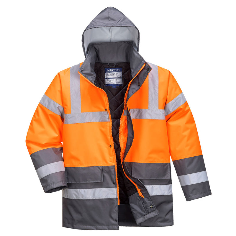 Portwest Hi-Vis Contrast Winter Traffic Jacket S467