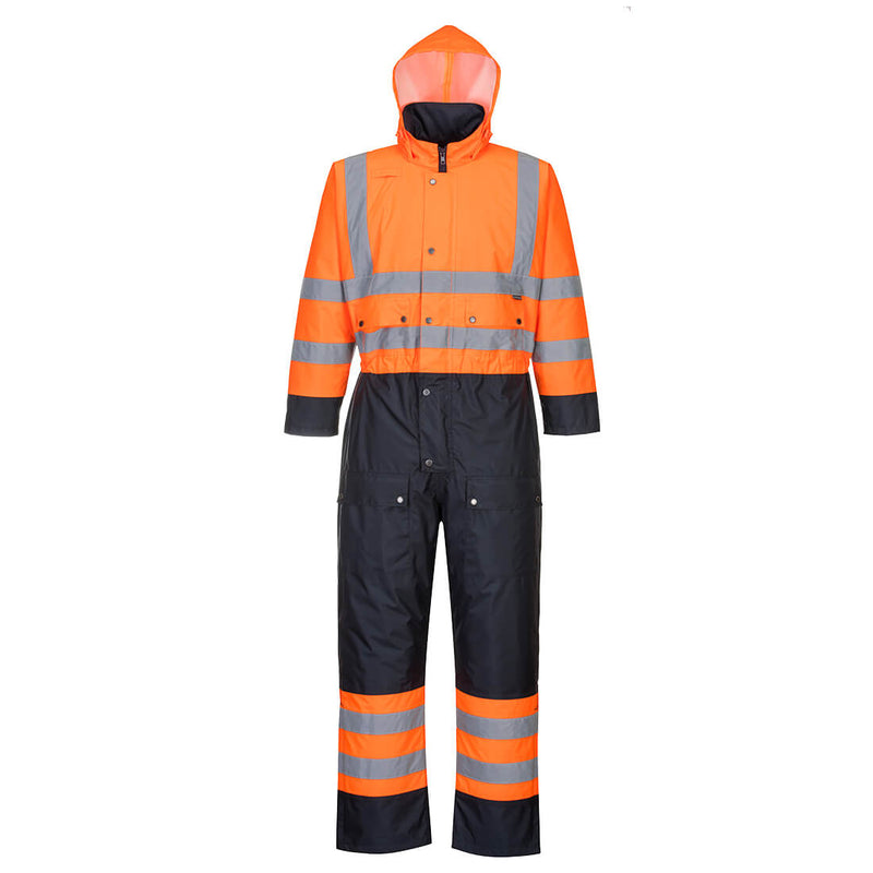 Portwest Hi-Vis Contrast Winter Coverall S485