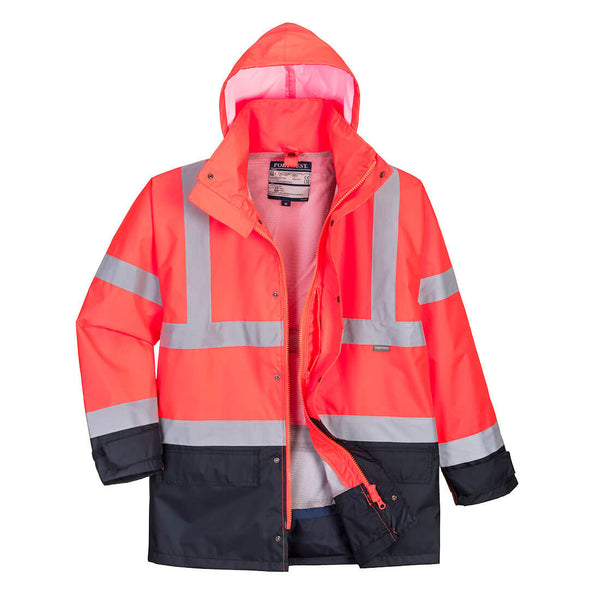 Portwest Hi-Vis 5-in-1 Contrast Executive Jacket S768