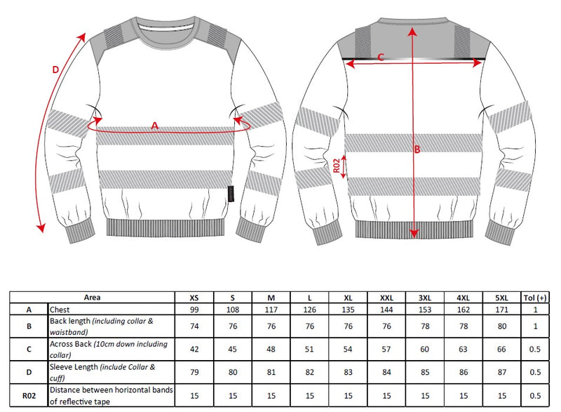 Portwest PW3 Hi-Vis Sweatshirt PW379