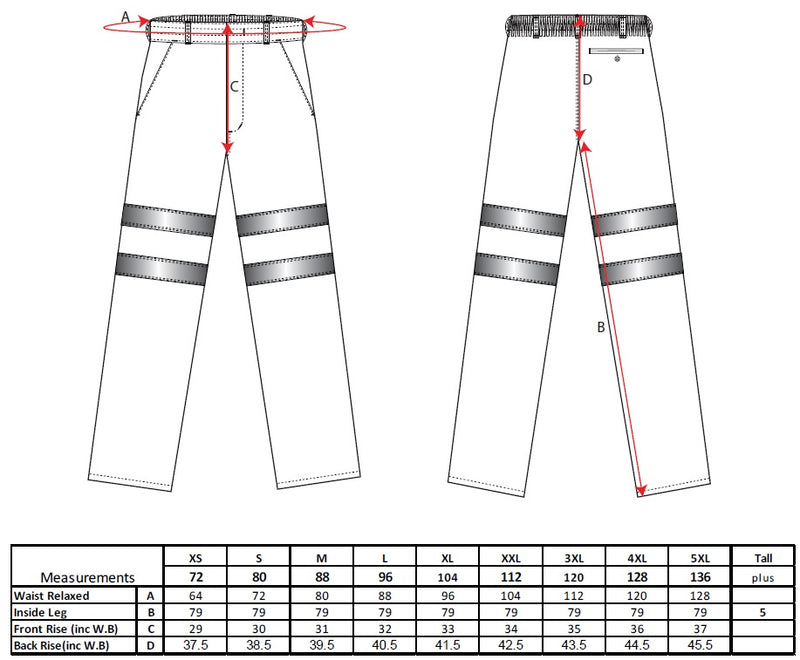 Portwest Hi-Vis Polycotton Service Trousers RT45