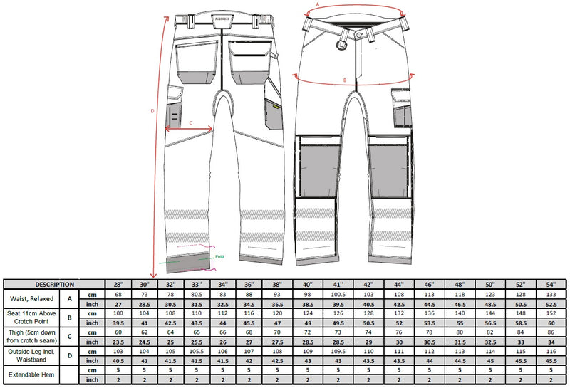 Portwest PW3 Hi-Vis Work Trousers PW340