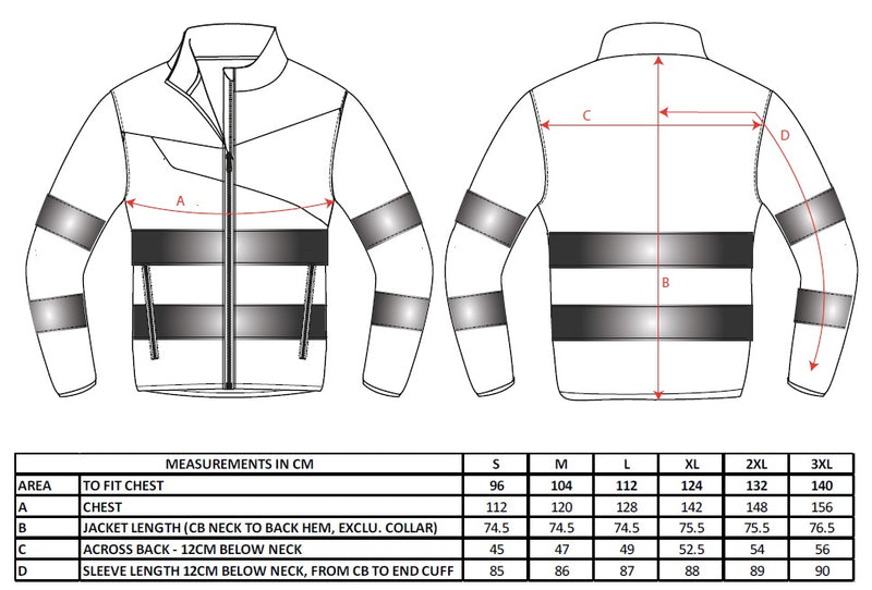 Portwest PW2 Hi-Vis Fleece Jacket PW274