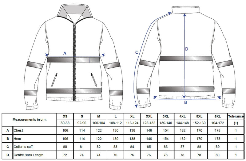 Portwest Hi-Vis Essential Fleece Jacket F250