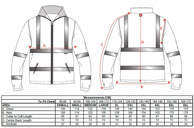 Portwest Hi-Vis Fleece Jacket F300