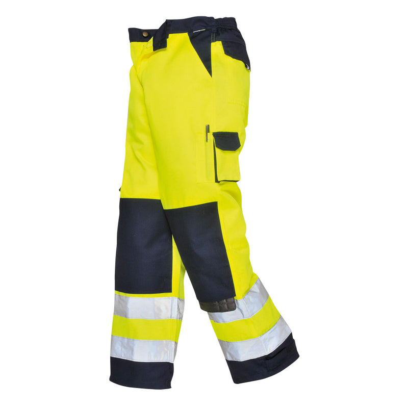 Portwest Lyon Hi-Vis Contrast Work Trousers TX51