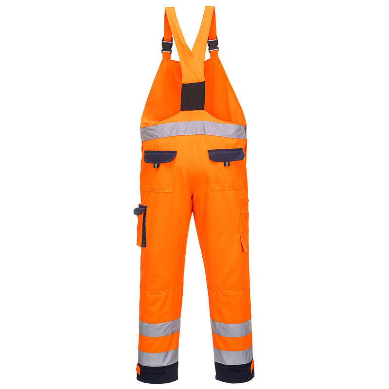 Portwest Dijon Hi-Vis Contrast Work Bib and Brace TX52