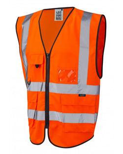 LEO LYNTON Superior Hi-Vis Waistcoat Vest