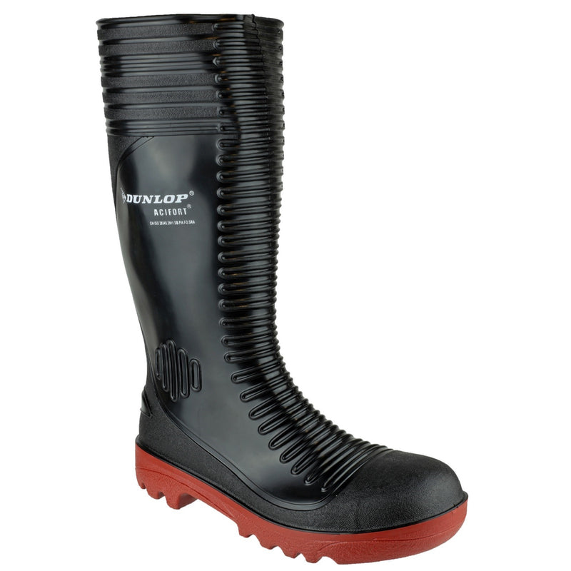 Dunlop Men's Acifort Ribbed Full Safety Wellington