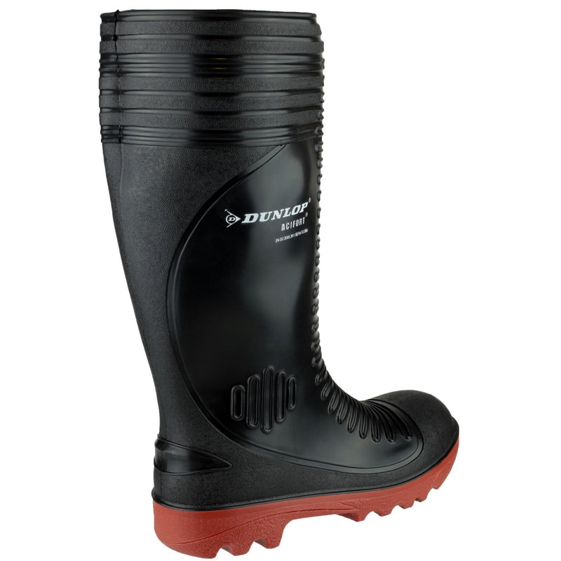 Dunlop Men's Acifort Ribbed Full Safety Wellington