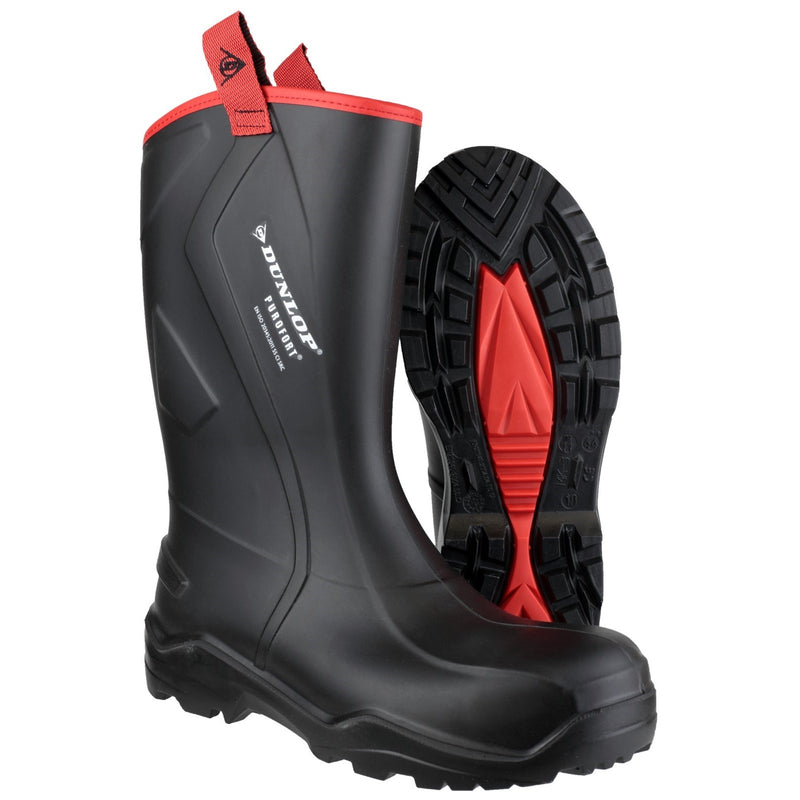 Dunlop Men's Purofort+ Rugged Full Safety Wellingtons