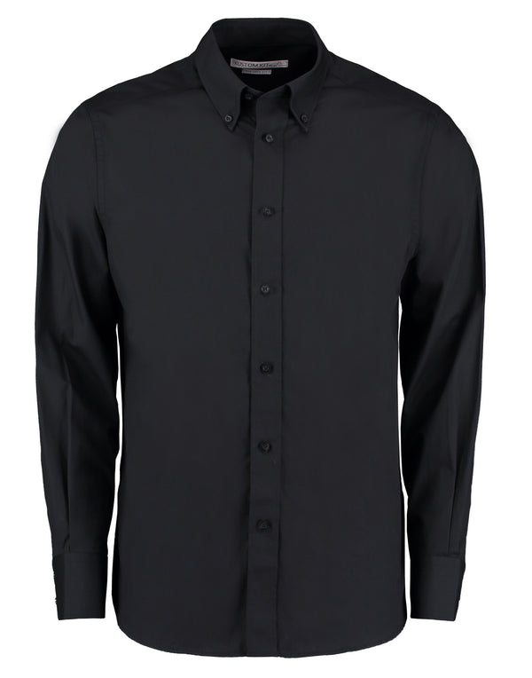 Kustom Kit Tailored Fit Long Sleeve City Shirt KK386