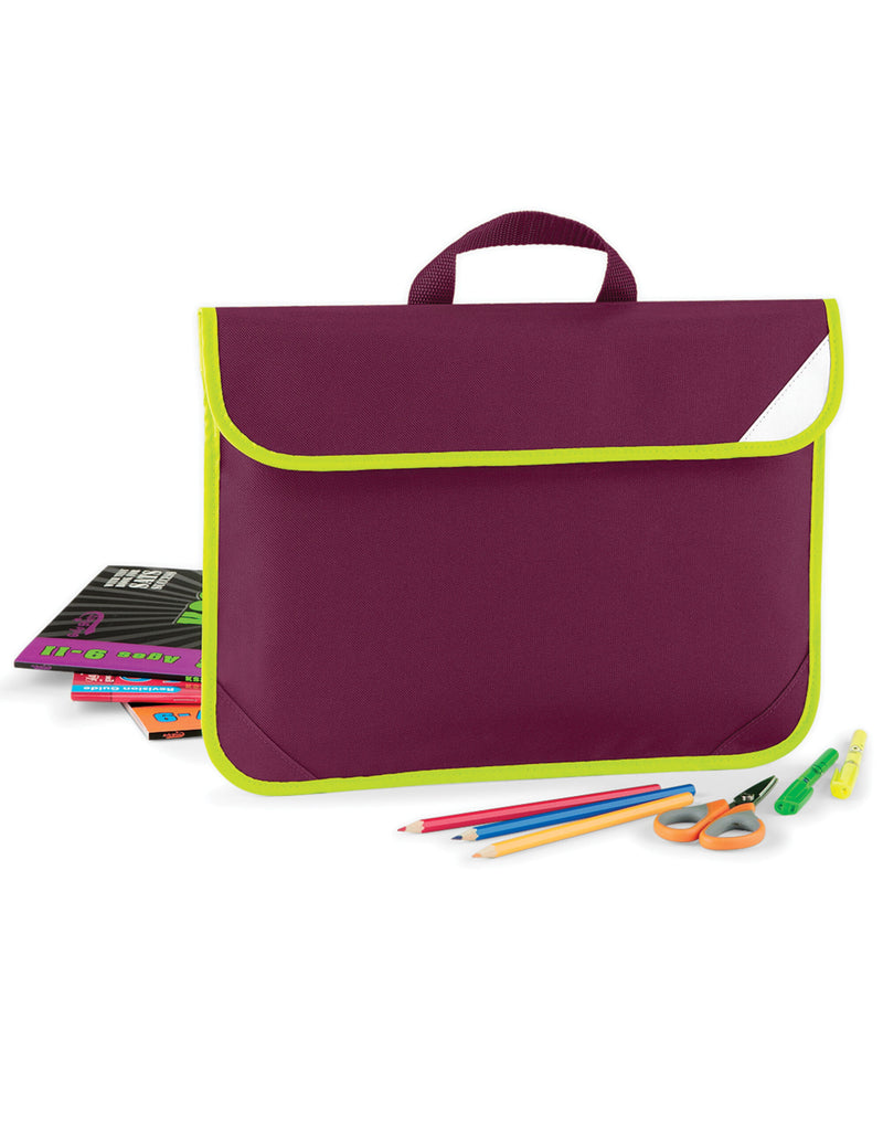 Quadra Enhanced-Viz Book Bag QD452