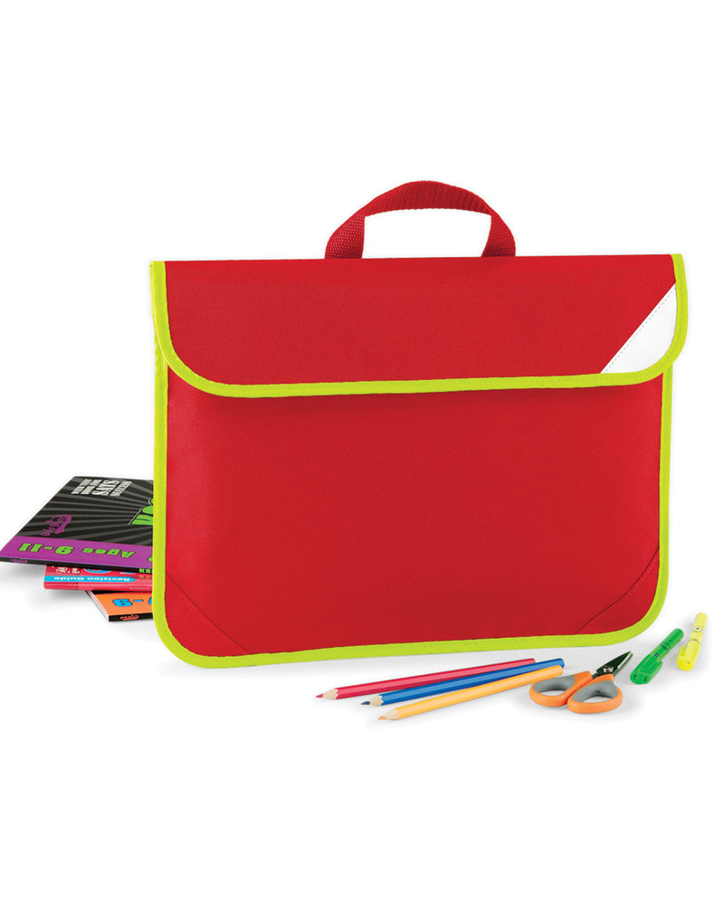 Quadra Enhanced-Viz Book Bag QD452