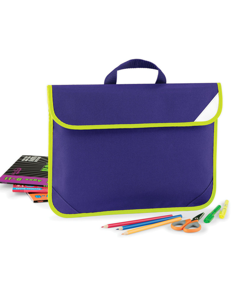 Quadra Enhanced-Viz Book Bag QD452