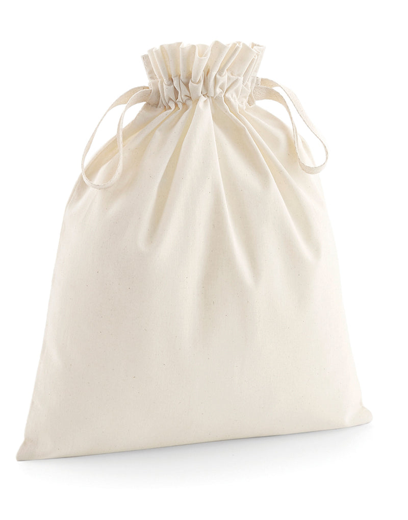 Westford Mill Organic Cotton Draw Cord Bag W118