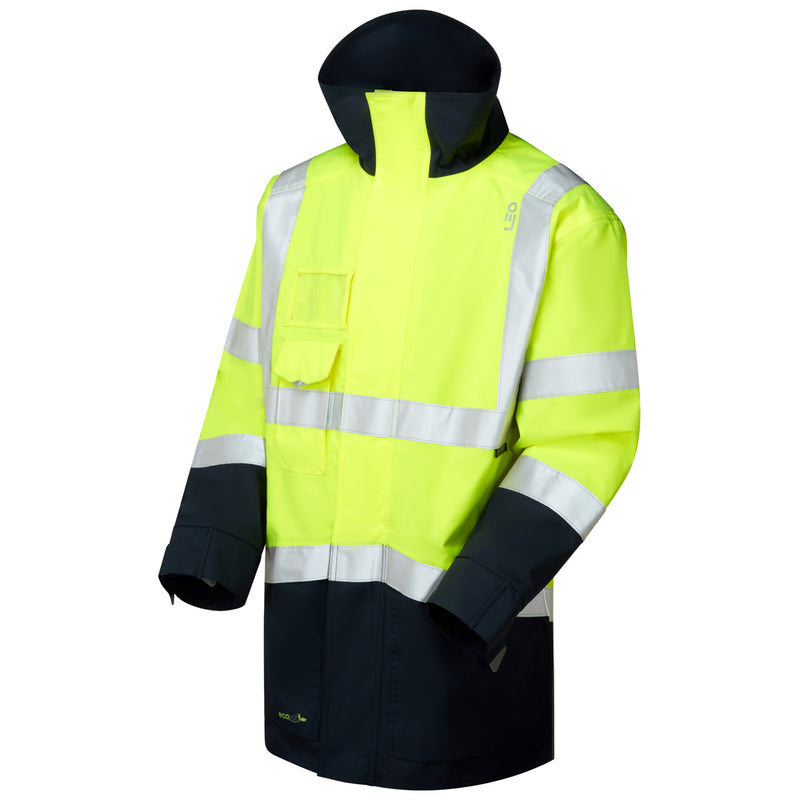 LEO CLOVELLY  Breathable Executive Hi-Vis Anorak