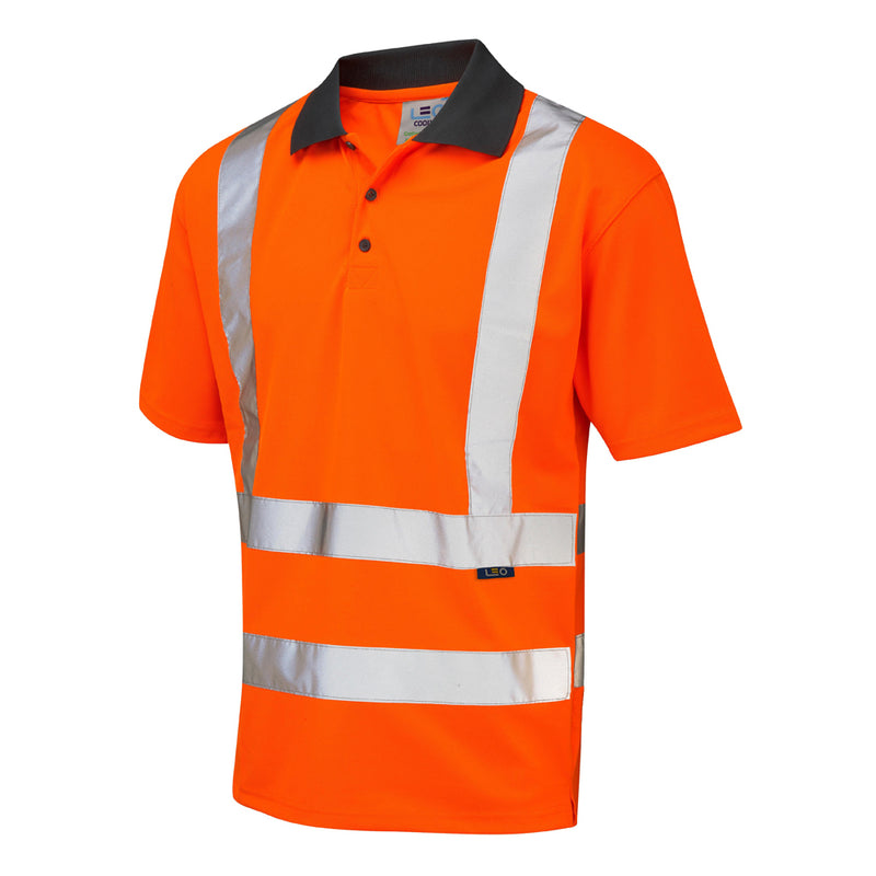 LEO ROCKHAM  Coolviz Hi-Vis Hi-Vis Polo Shirt (EcoViz)