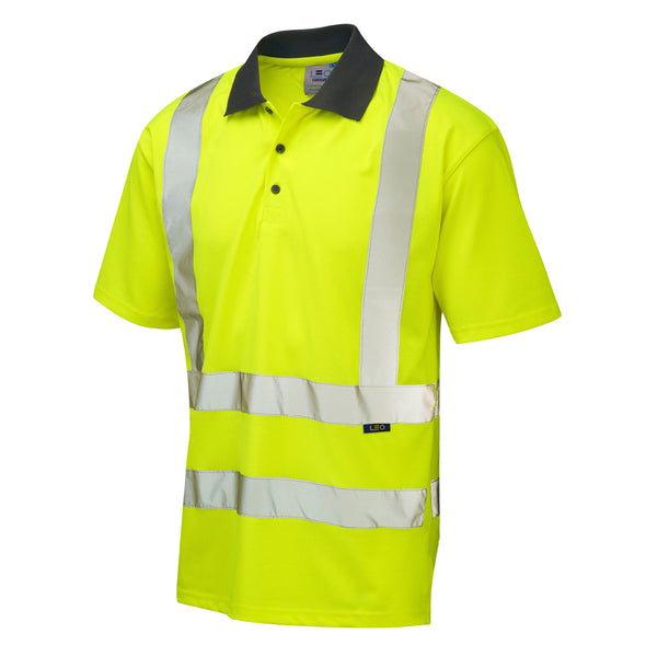 LEO ROCKHAM  Coolviz Hi-Vis Hi-Vis Polo Shirt (EcoViz)