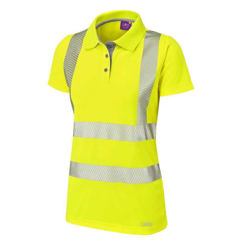 LEO PIPPACOTT  Coolviz Plus Womens Hi-Vis Hi-Vis Polo Shirtt