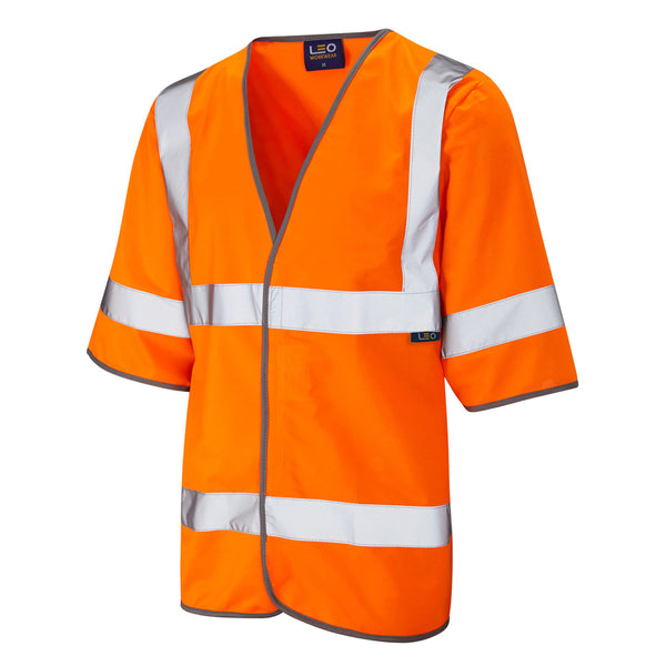 LEO **GORWELL  Half Sleeve Hi-Vis Waistcoat Vest**