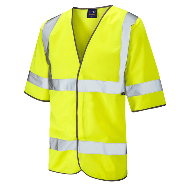 LEO **GORWELL  Half Sleeve Hi-Vis Waistcoat Vest**