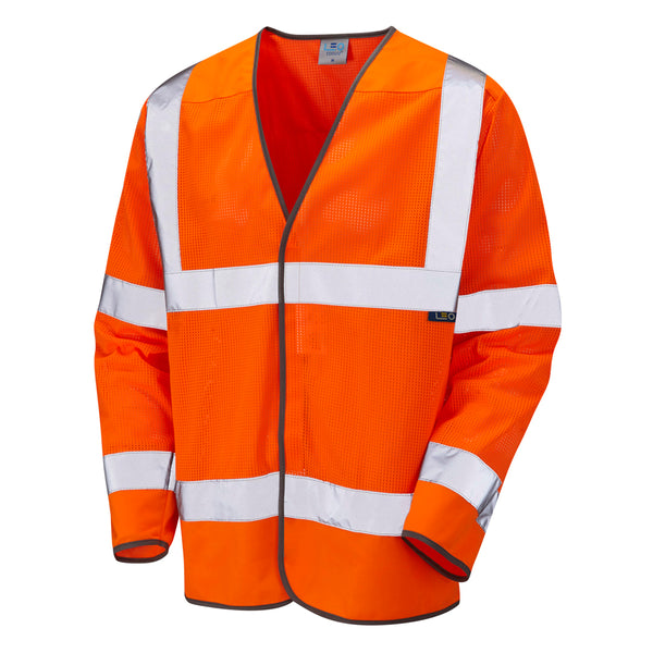 LEO FREMINGTON  Coolviz Sleeved Hi-Vis Waistcoat Vest