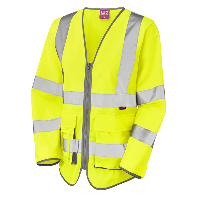 LEO BEAWORTHY  Superior Womens Sleeved Hi-Vis Waistcoat Vest