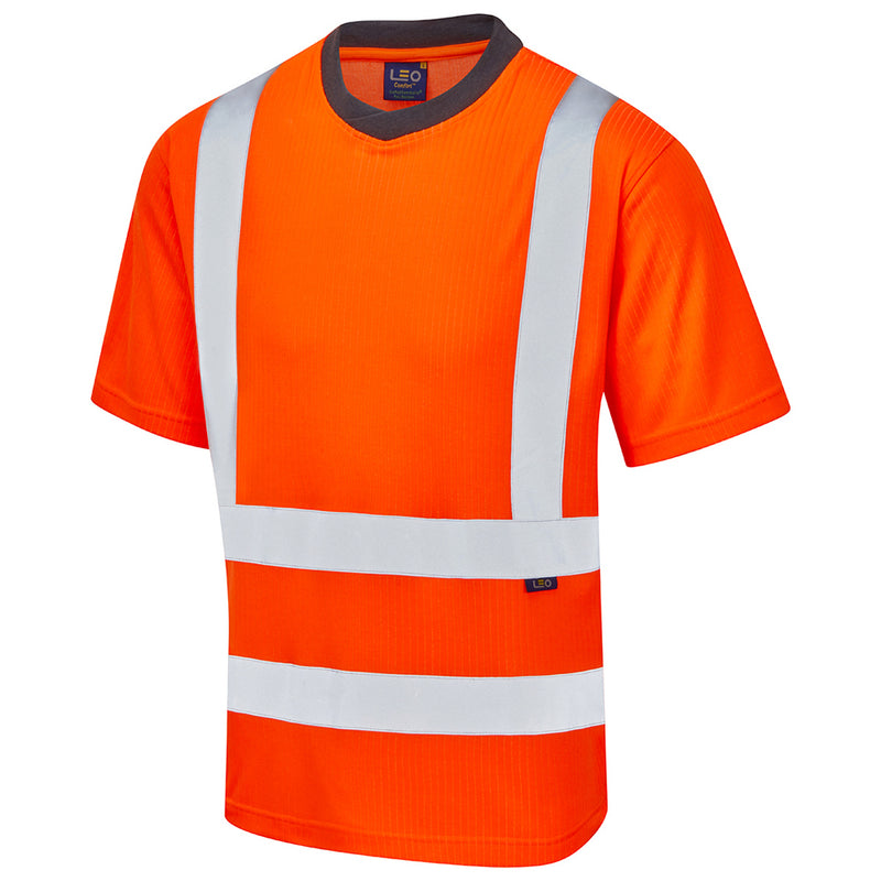 LEO NEWPORT  Comfort Hi-Vis T-Shirt