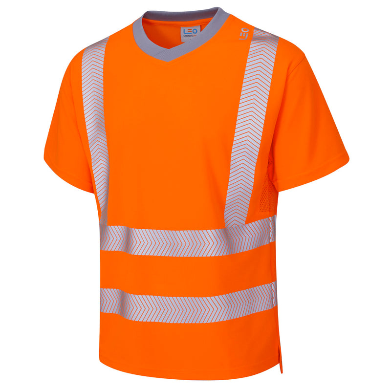 LEO LARKSTONE  Coolviz Plus Hi-Vis T-Shirt