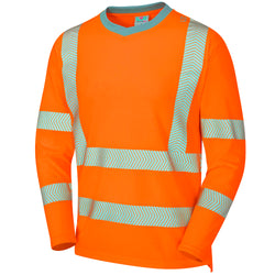 LEO CAPSTONE  Coolviz Plus Sleeved Hi-Vis T-Shirt