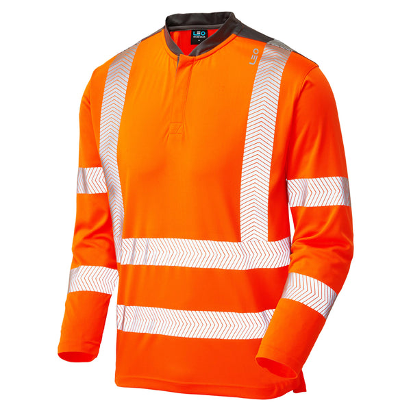 LEO WATERMOUTH  Performance Sleeved Hi-Vis T-Shirt