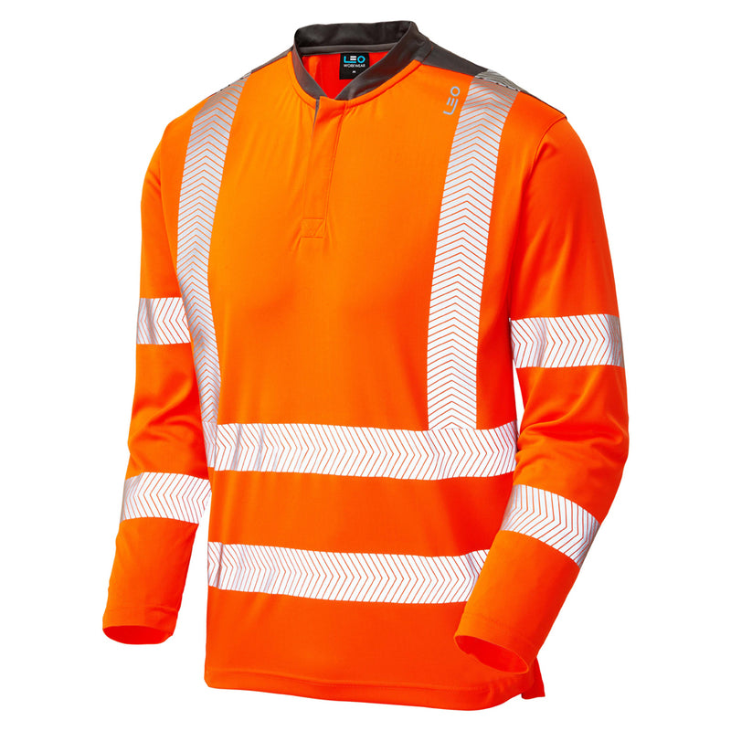 LEO WATERMOUTH  Performance Sleeved Hi-Vis T-Shirt