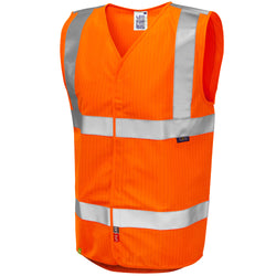 LEO CLIFTON  LFS Hi-Vis Waistcoat Vest 