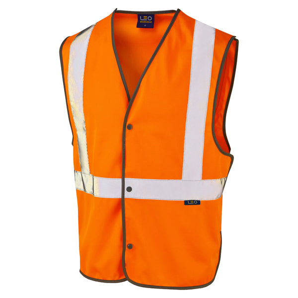 LEO UMBERLEIGH  Railway Stud Hi-Vis Waistcoat Vest