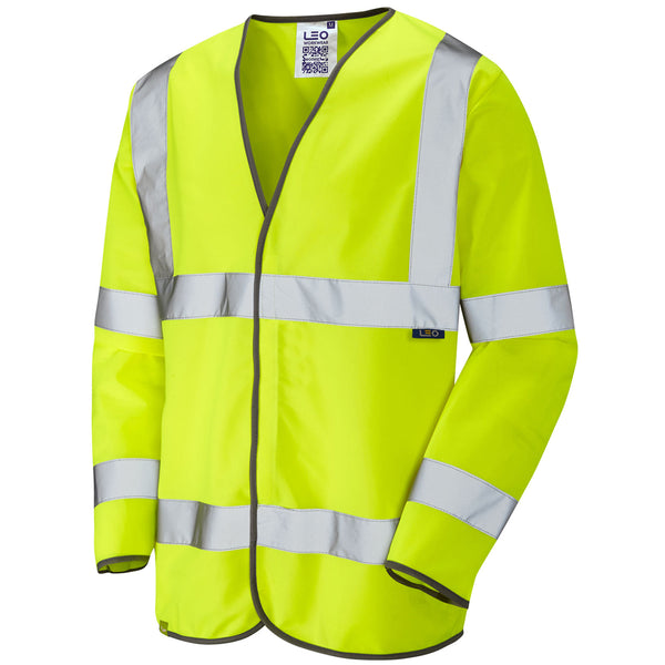 LEO SHIRWELL  Sleeved Hi-Vis Waistcoat Vest