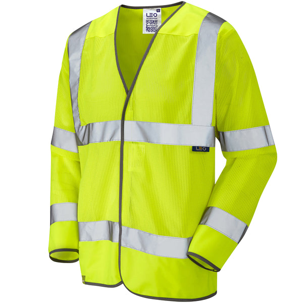 LEO FREMINGTON  Coolviz Sleeved Hi-Vis Waistcoat Vest