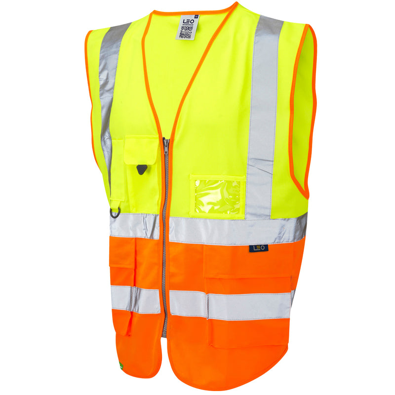 LEO LYNTON  Superior Hi-Vis Waistcoat Vest