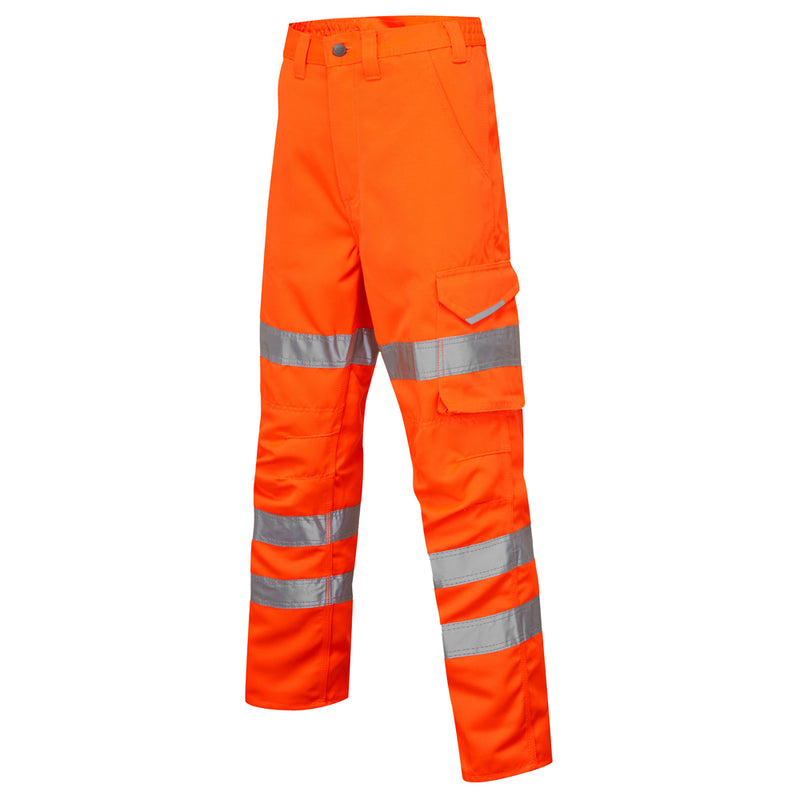 LEO PENNYMOOR  Hi-Vis Poly/Cotton Womens Cargo Hi-Vis Trouser