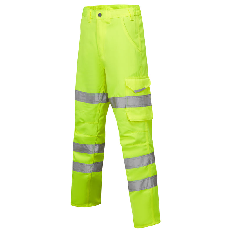 LEO PENNYMOOR  Hi-Vis Poly/Cotton Womens Cargo Hi-Vis Trouser