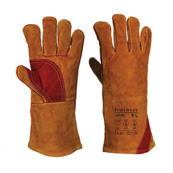 Portwest Reinforced Welding Glove Gauntlet A530