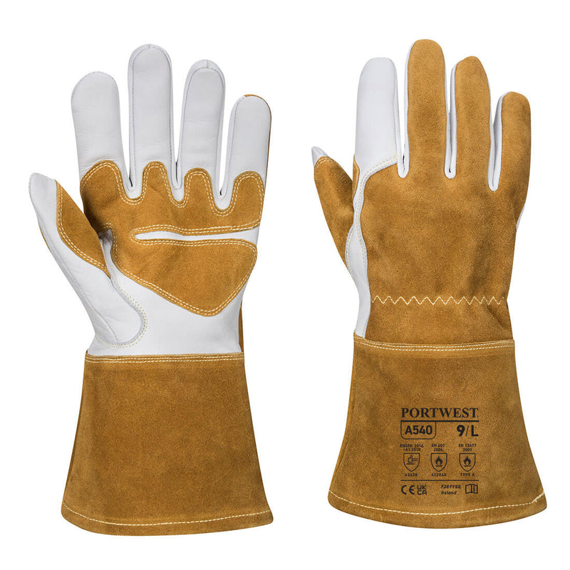 Portwest Mig Welding Safety Glove Gauntlet A540