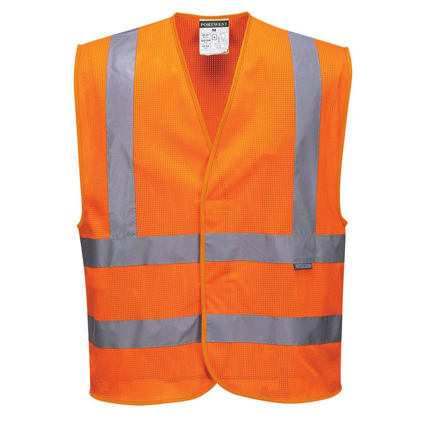 Hi-Vis Mesh Band and Brace Safety Vest  C370