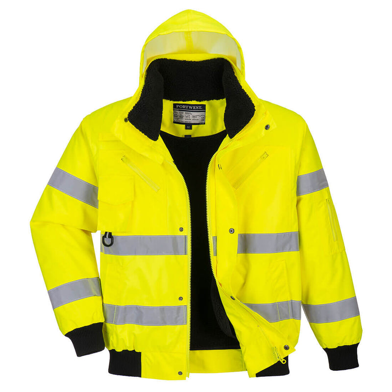 Portwest Hi-Vis 3-in-1 Bomber Jacket C467