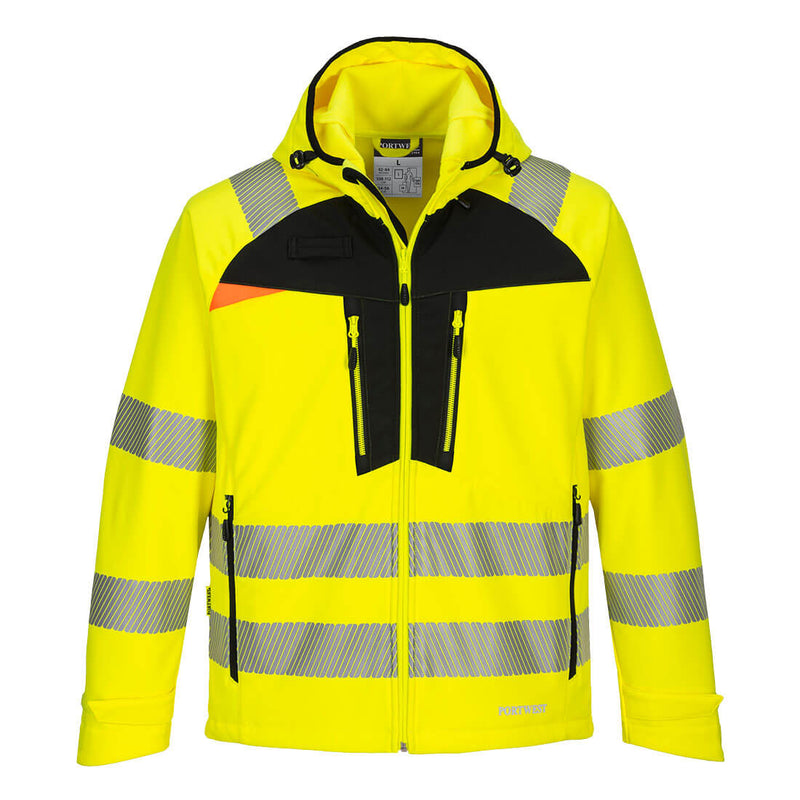 Portwest Hi-Vis Softshell 3 Layers Jacket DX475