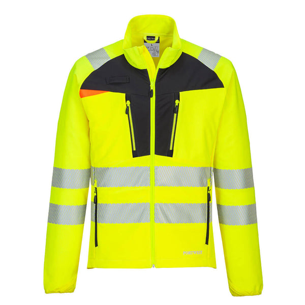 Portwest Hi-Vis Mid Layer Softshell Jacket DX481