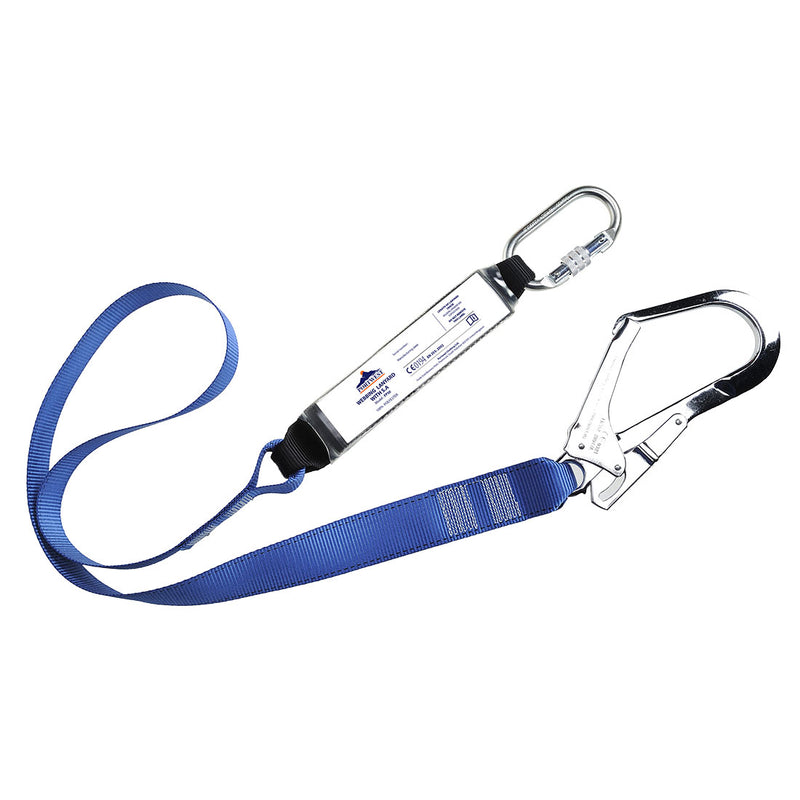 Single Webbing 1.8m Lanyard With Shock Absorber FP50