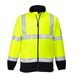 Portwest Flame Resistant Hi-Vis Fleece Jacket FR31