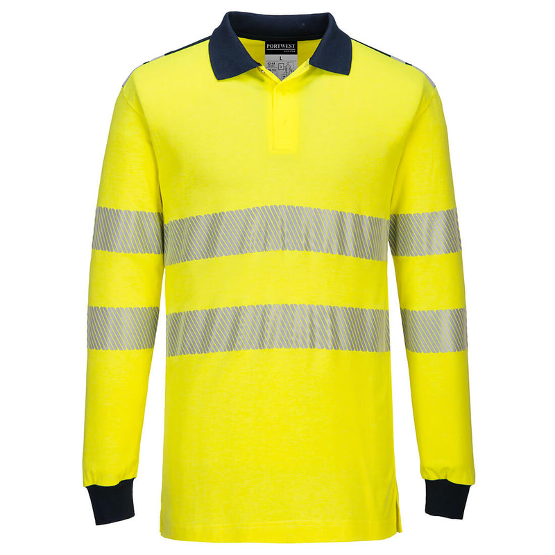 Portwest Flame Resistant Hi-Vis Poloshirt FR702