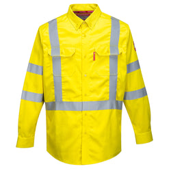 Portwest Flame Resistant Hi-Vis Shirt FR95